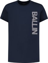 Ballin Amsterdam - Jongens Regular fit T-shirts Crewneck SS - Navy - Maat 6