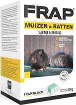 FRAP - Block - Muizengif en Rattengif – Rattenvergif - Muizenvergif – Garage & Berging - 300g