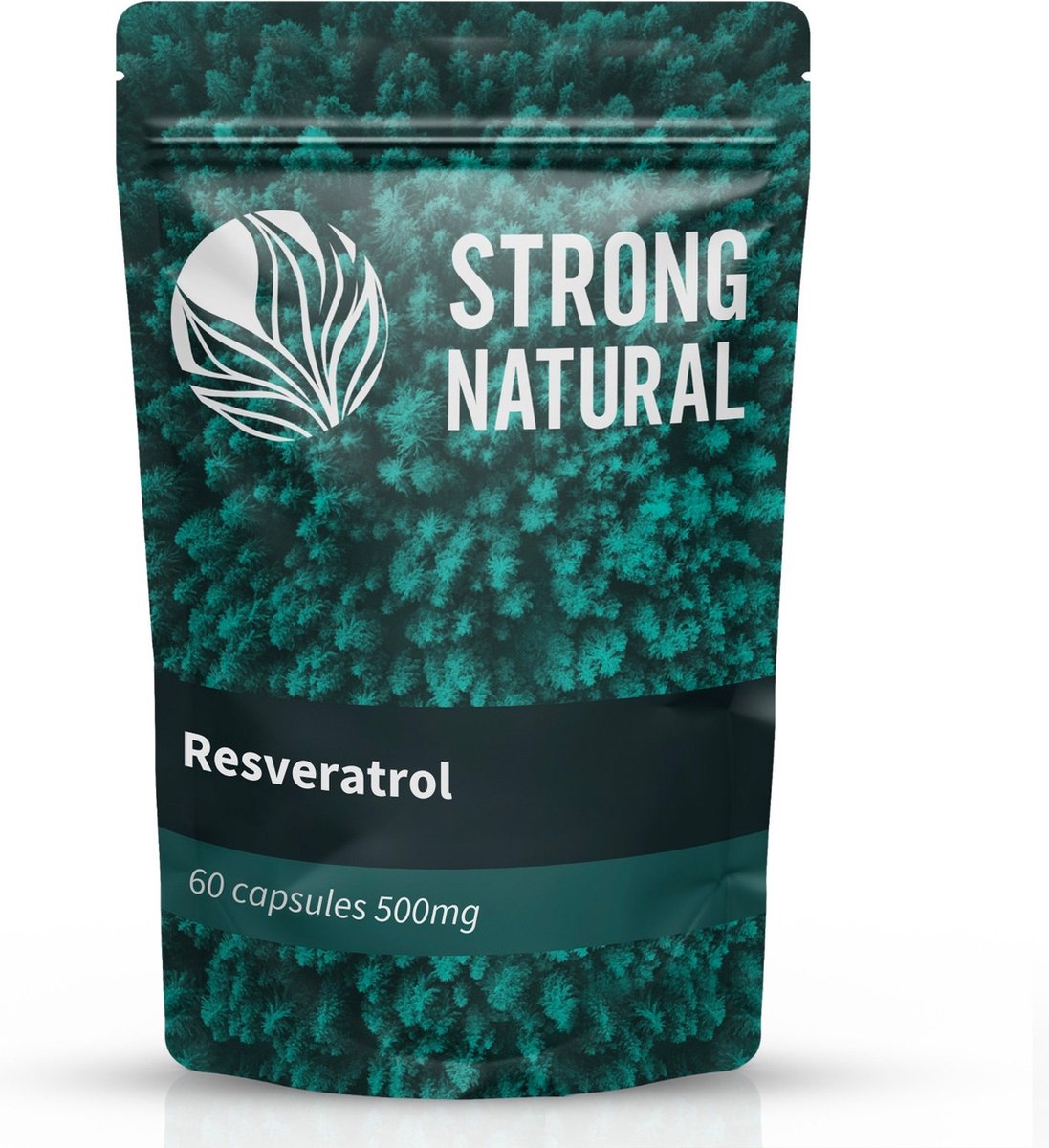 Goedkoopste Strong Natural - Resveratrol - 500mg x 60 - 98 trans-resveratrol van Japans duizendknoop - vegan