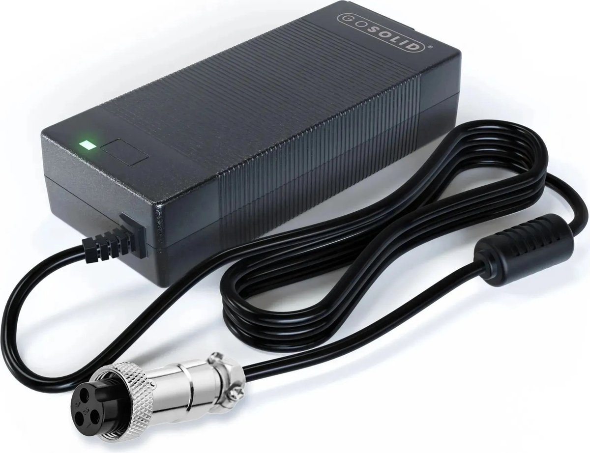 GO SOLID! ® Oplader geschikt voor Lamborghini ALEXT Elektrische Step - 56.4V 3A met GX16-3