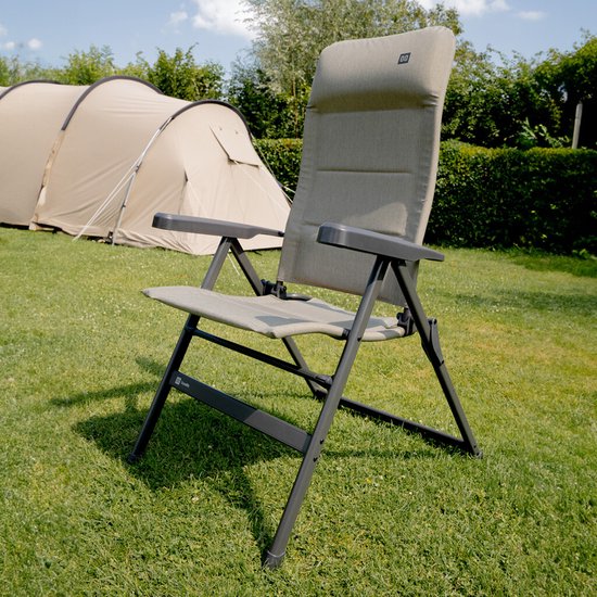 Travellife Lago Camping Standenstoel Comfort moss green - Verstelbaar in 7 standen - Water- en uv-bestendig van Travellife — afbeelding 3