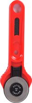 Extra Scherpe Rolmes | Roterende Snijder - Ideaal voor Hobby en Klussen | 18 cm Rolsnijder met Veiligheidsfunctie