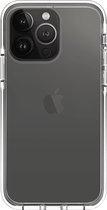 Telefoonglaasje Hoesje Geschikt voor iPhone 14 Pro Max - Kunststof - Transparant - Beschermhoes - Case - Cover