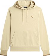 Fred Perry - Tipped Hooded Sweatshirt - Beige Hoodie-M