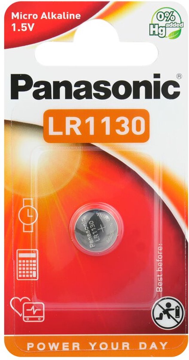 Panasonic LR54/AG10/LR1130 1-BL Wegwerpbatterij Alkaline