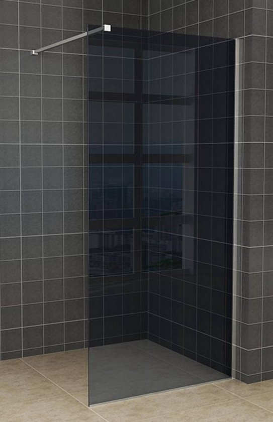 Douchecabine Vancouver 90 x 90 x 190 cm Zwart Rookglas