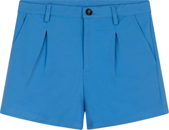 Meisjes pantalon broek krijtstreep - River blauw