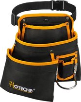 6 Pocket Utility Bag met hamer lus voor elektriciens, timmerlieden en bouwvakkers met verstelbaar schort voor handsfree comfort