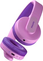 PHILIPS TAK4206PK/00 - Draadloze on-ear koptelefoon voor kinderen - Verlichte cups - Ouderlijk toezicht - <85 dB - Roze