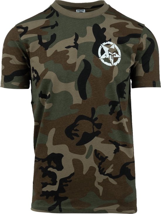 Foto: Fostex t shirt allied star punisher camouflage l