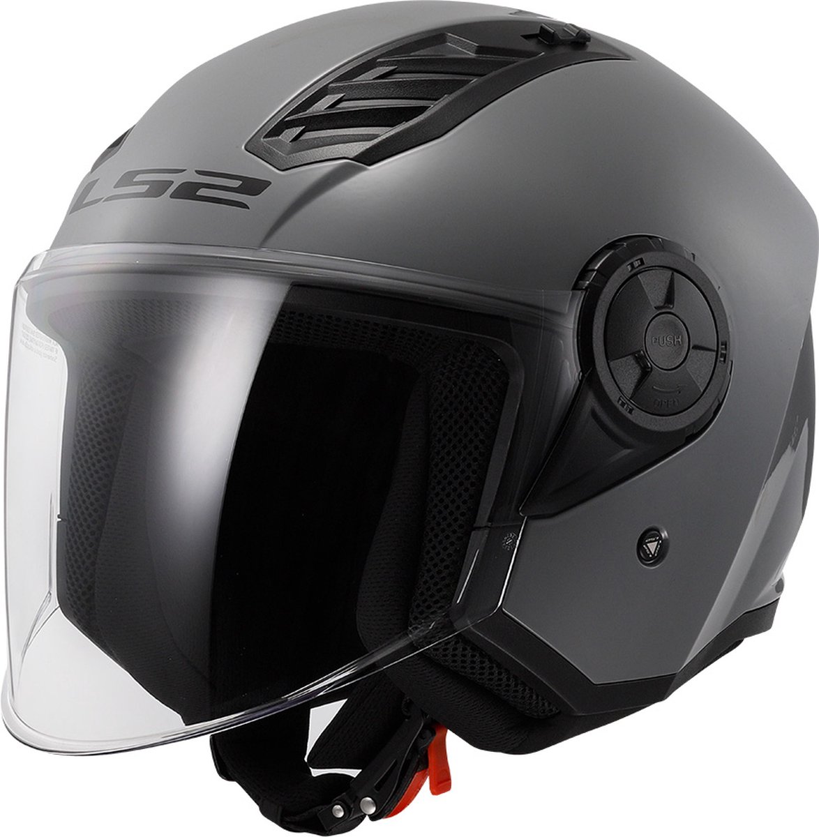 LS2 Helm Airflow II OF616 nardo grey maat XL