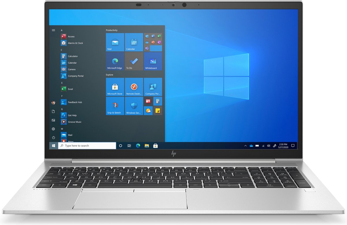 HP EliteBook 850 G8 Intel® Core™ i5 i5-1145G7 Laptop 39,6 cm (15.6") Full HD 16 GB DDR4-SDRAM 256 GB SSD Wi-Fi 6 (802.11ax) Windows 10 Pro