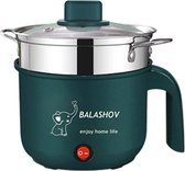 Balashov - Multicooker met Keramische Binnenkant - Crockpot Slowcookers met Anti-plak Laag - 1.2 liter - Groen