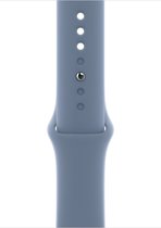 Apple Watch sportbandje - Voor Apple Watch 3/4/5/6/7/8/SE/Ultra 42/44/45/49mm - Leisteenblauw