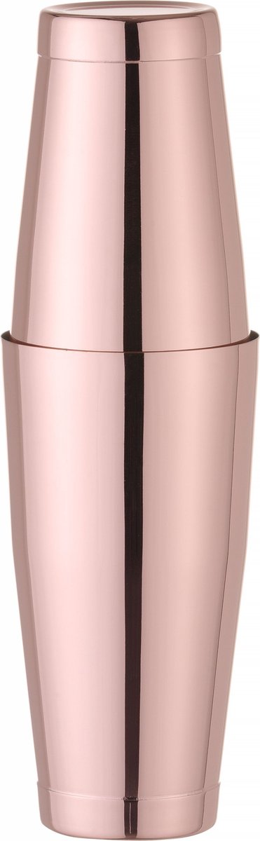 BarUp Boston shaker - roestvrij staal - verzwaard - koper - 600 ml en 800 ml