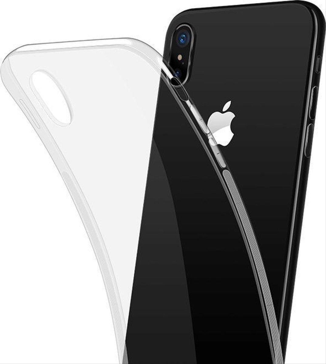CHPN -Telefoonhoes - Telefooncover - Geschikt voor de Apple iPhone X/XS - iPhonehoesje - Transparant - Smartphone hoesje - Doorzichtig hoesje