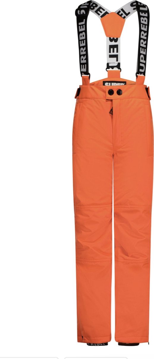 Super Rebel Speed Ski Pants Twill UNI Taped Neon Orange 8/128