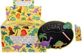 Dinosaurus Krijtbord met Krijt - Speelgoed - Cadeau - Krijten - Voor Kinderen - Buitenspeelgoed - Binnenspeelgoed - DIY