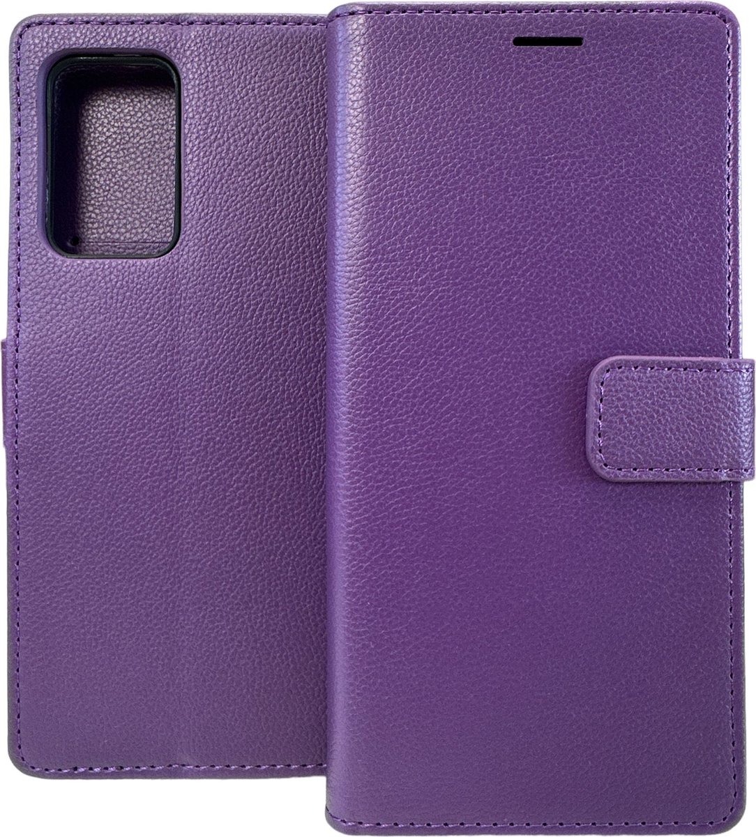 Portemonnee Bookcase Hoesje Geschikt voor: Oppo Reno 7 5G & Find X5 Lite - Paars