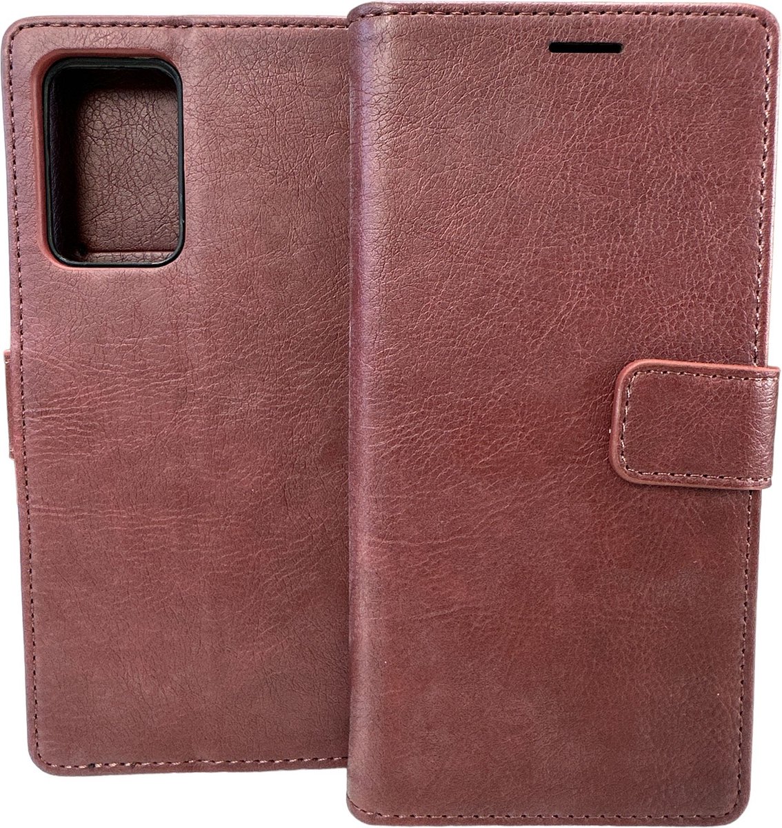 Portemonnee Book case Hoesje Geschikt voor: Oppo Reno 7 5G & Find X5 Lite - Bruin