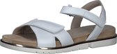 MARCO TOZZI premio , all Leather with Feel Me Softstep Footbed Dames Sandalen - WHITE - Maat 38