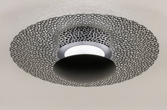Lumidora Plafondlamp - Ingebouwd LED - Watt - 2700 Kelvin - Zwart - Metaal