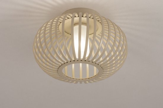 Lumidora Plafondlamp 74571 - Plafonniere - SAVANNAH - G9 - Beige - Zand - Metaal - Badkamerlamp - IP44 - ⌀ 24 cm
