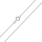 Joy|S - Zilveren ketting - gourmet - 50 cm lengte