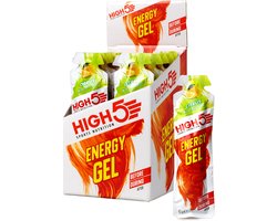 HIGH5 Energy Gel Citrus - 20 x 40 gram - 23 g koolhydraten per gel - Energiegel voor hardlopen, wielrennen en triatlon - Cafeïnevrij en vegan - HIGH5