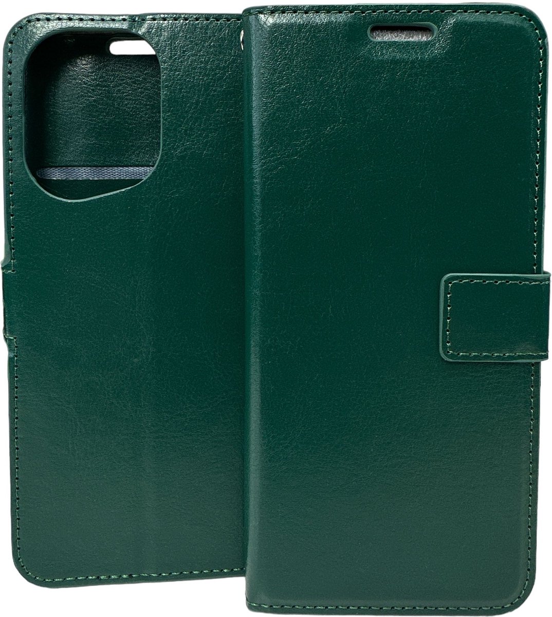 Portemonnee Book Case Hoesje Geschikt voor: Oppo Find X5 Pro - groen