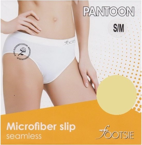 SOX by PANTOON Footsie Slip Seamless Beige S/ M Respirant et avec gousset en coton