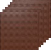 BiOBUDDi Base Plate Bruin 25,5cm x 25,5cm BB-0095 - 6 stuks