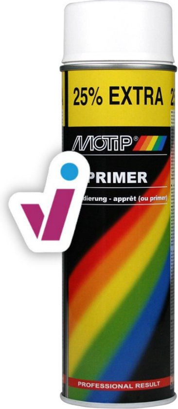 Motip 4052 Apprêt métallique Noir - 500ml