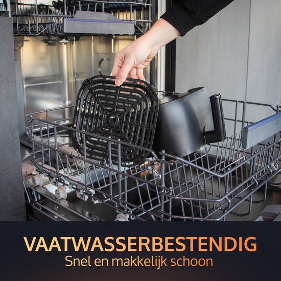 JAP Appliances Aspire - Airfryer - Inclusief 20 stuks bakpapier - Digitaal Kookboek - Grote XXL Heteluchtfriteuse - PFAS-vrij - Digitaal touchscreen - 1700W