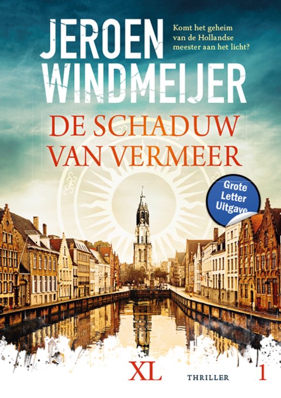 De schaduw van Vermeer - Grote Letter Uitgave - cover