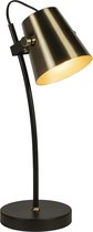 Lumidora Tafellamp 74817 - BRESCIA - E14 - Zwart - Messing - Metaal