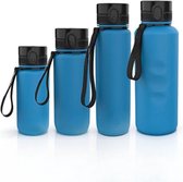 Bidon 1 Liter - Waterfles 1 liter - Bidon 1000ml - Drinfkles 1 Liter - Blauw