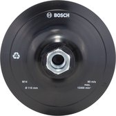 Bosch Rubberen schuurblad voor haakse slijpers - Haaklus bevestigingssysteem - 115 mm