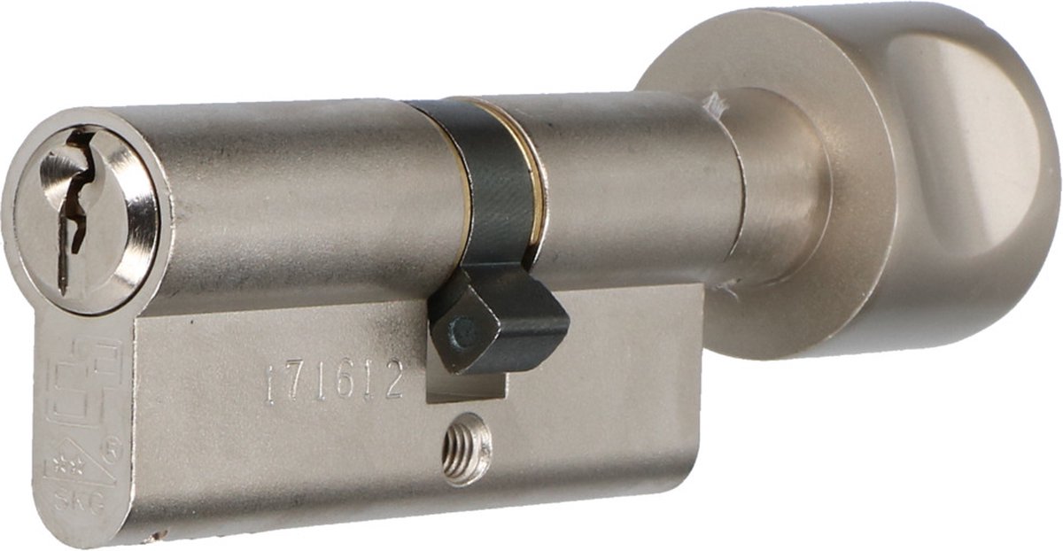 S2 veiligheidscilinder S6 K40/50 SKG 2, knopcilinder (verschillend sluitend)