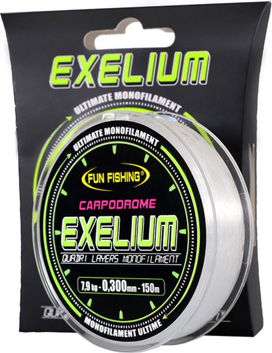 Fun Fishing Nylon Exelium Carpodrome (150m ) - Maat : 0.20mm - 3.7kg