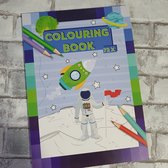 Colouring book ruimtevaart, kleurboek, 72 kleurplaten, creatief