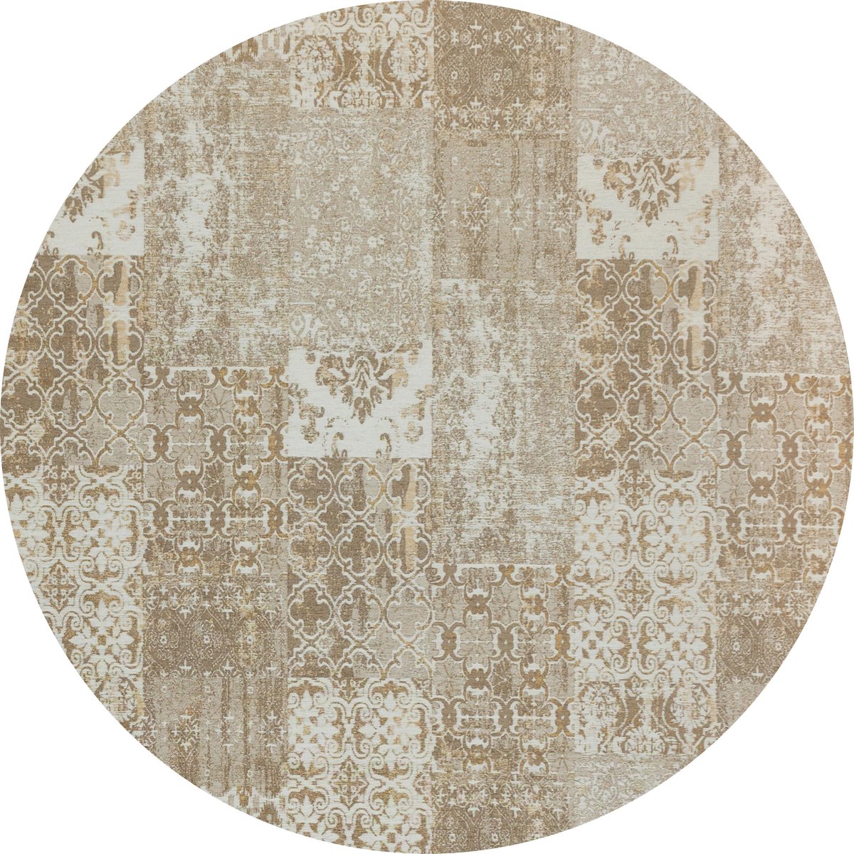 Vintage rond vloerkleed Patchwork Tapijten woonkamer