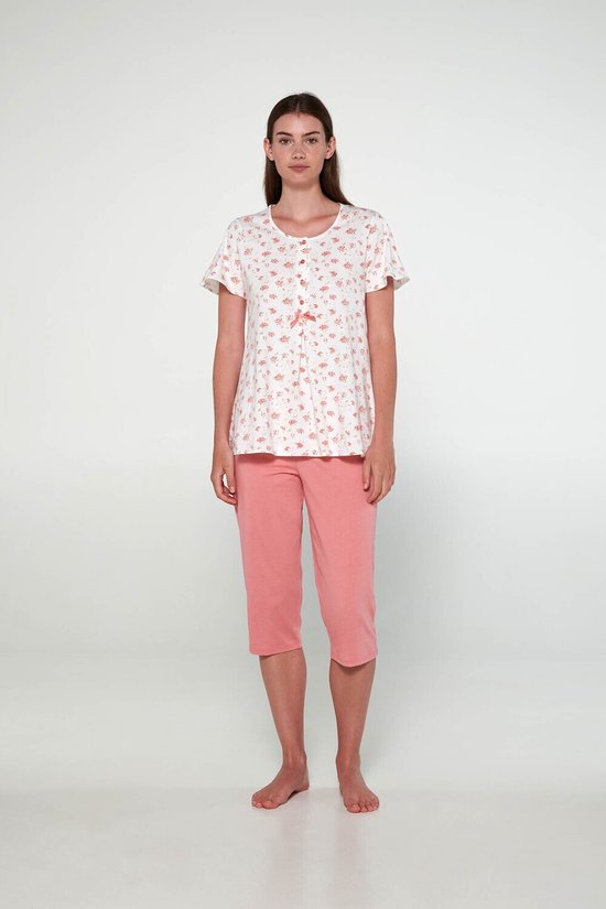 Vamp - Pyjama - Pink Glow - 100% katoen - L