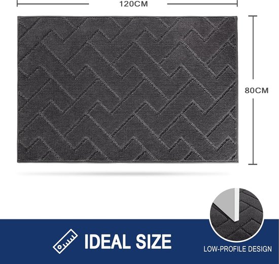 Schoonloopmat 80x120 cm beige kopen