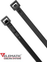 Attache-câble Elematic noir 178 x 4,8mm (sachet de 100 pcs.)