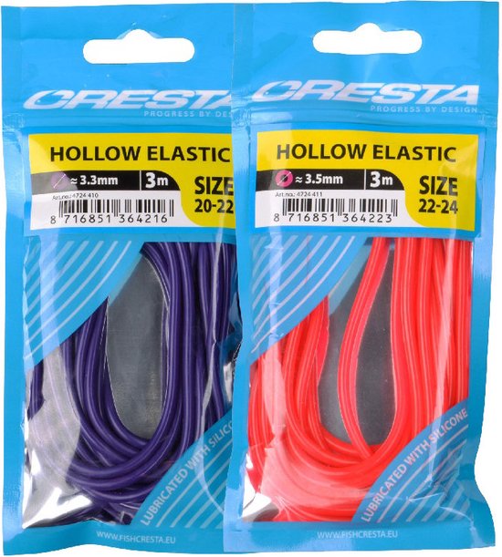 Cresta Hollow Elastic (5 meter) - Maat : 3.3mm (3 meter) van Cresta — afbeelding 2