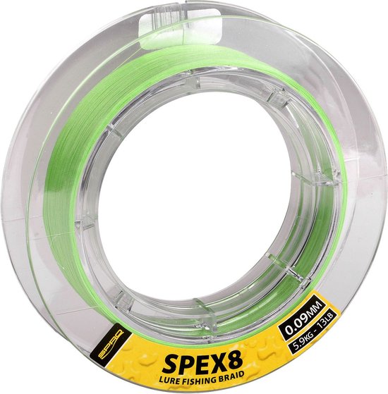 SPRO - Lijn gevlochten SPEX8 Braid Lime Green - 150m - SPRO van Spro — afbeelding 4