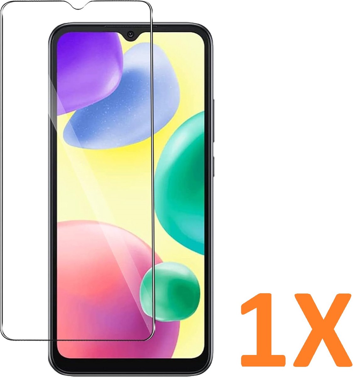 Screenprotector Glas - Tempered Glass Screen Protector Geschikt voor: Xiaomi Redmi 10A - 1x