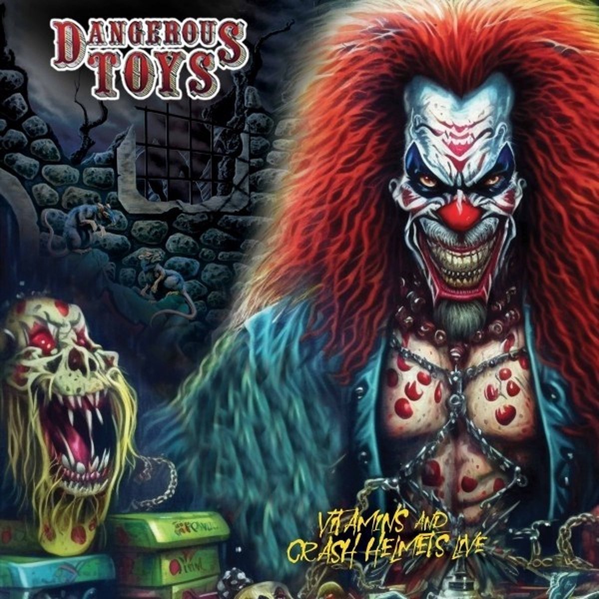 Dangerous Toys - Vitamins & Crash Helmet Live (2 LP) (Coloured Vinyl)