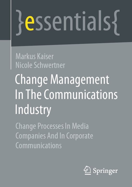 Literature, Cultural and Media Studies (R0) - Change Managem ... - cover